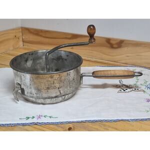 Vintage 7” Foley Food Mill No 101 Stainless Steel 2 QT Masher Ricer Strainer USA